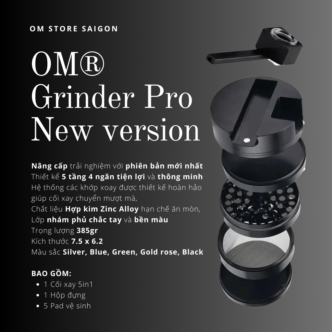 (🔥 Khuyến mãi - giảm giá 61%) CỐI XAY OM® Grinder 5in1 - HOT 2024