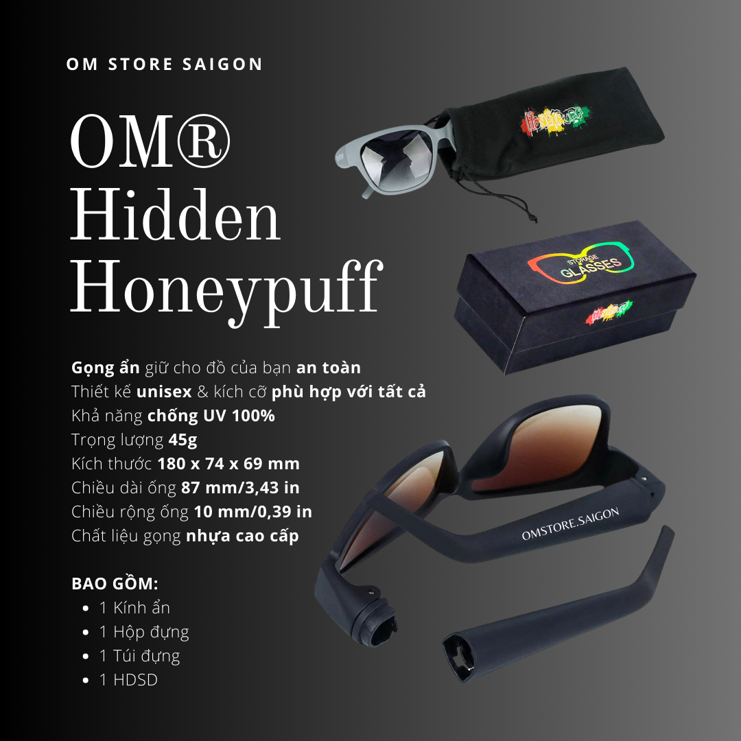 (🔥 Khuyến mãi - giảm giá 50%) KÍNH ẨN OM® Hidden Honeypuff