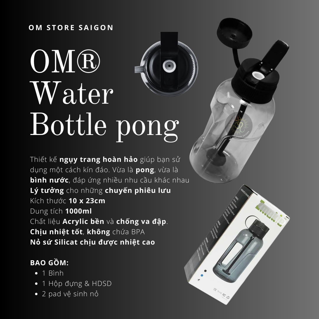 (🔥 Khuyến mãi - giảm giá 60%) BÌNH NƯỚC OM® Water Bottle Bong